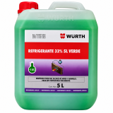 refrigerante würth 33% verde 5 litros anticongelante 15°c