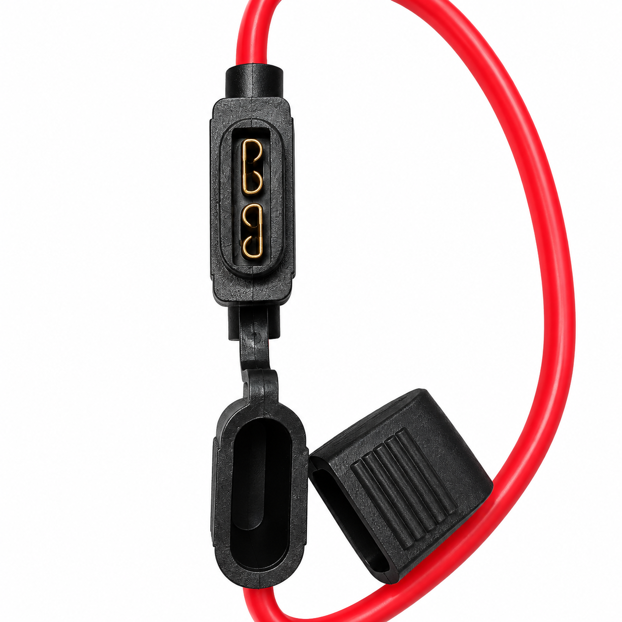 kit x2 porta fusible aéreo en línea con cable y tapa