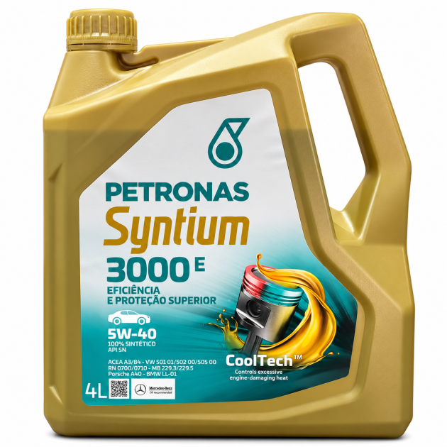 aceite petronas syntium 3000 e 5w 40 100% sintético 4l