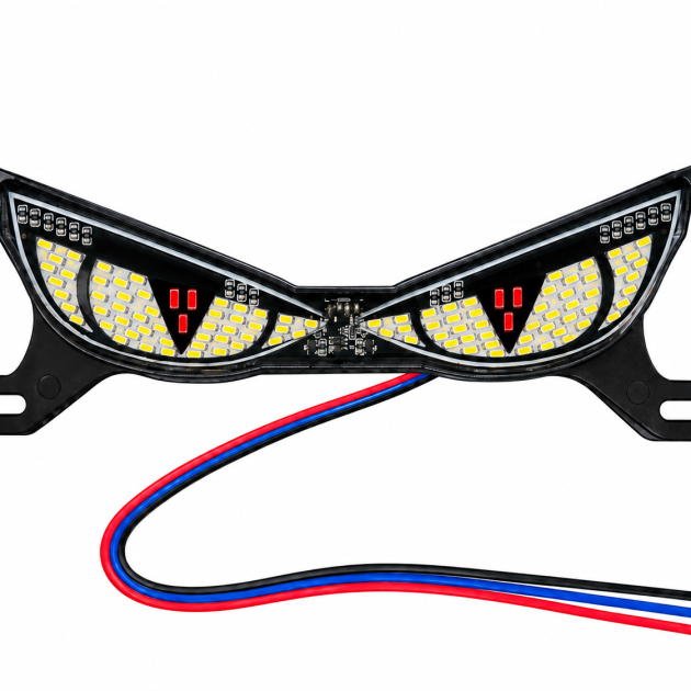 luz faro led destellante para moto ambar blanco multimodo pzy 4 (copia)