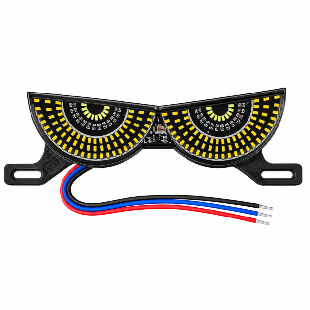 luz faro led destellante para moto blanca Ámbar multimodo an pzy 1