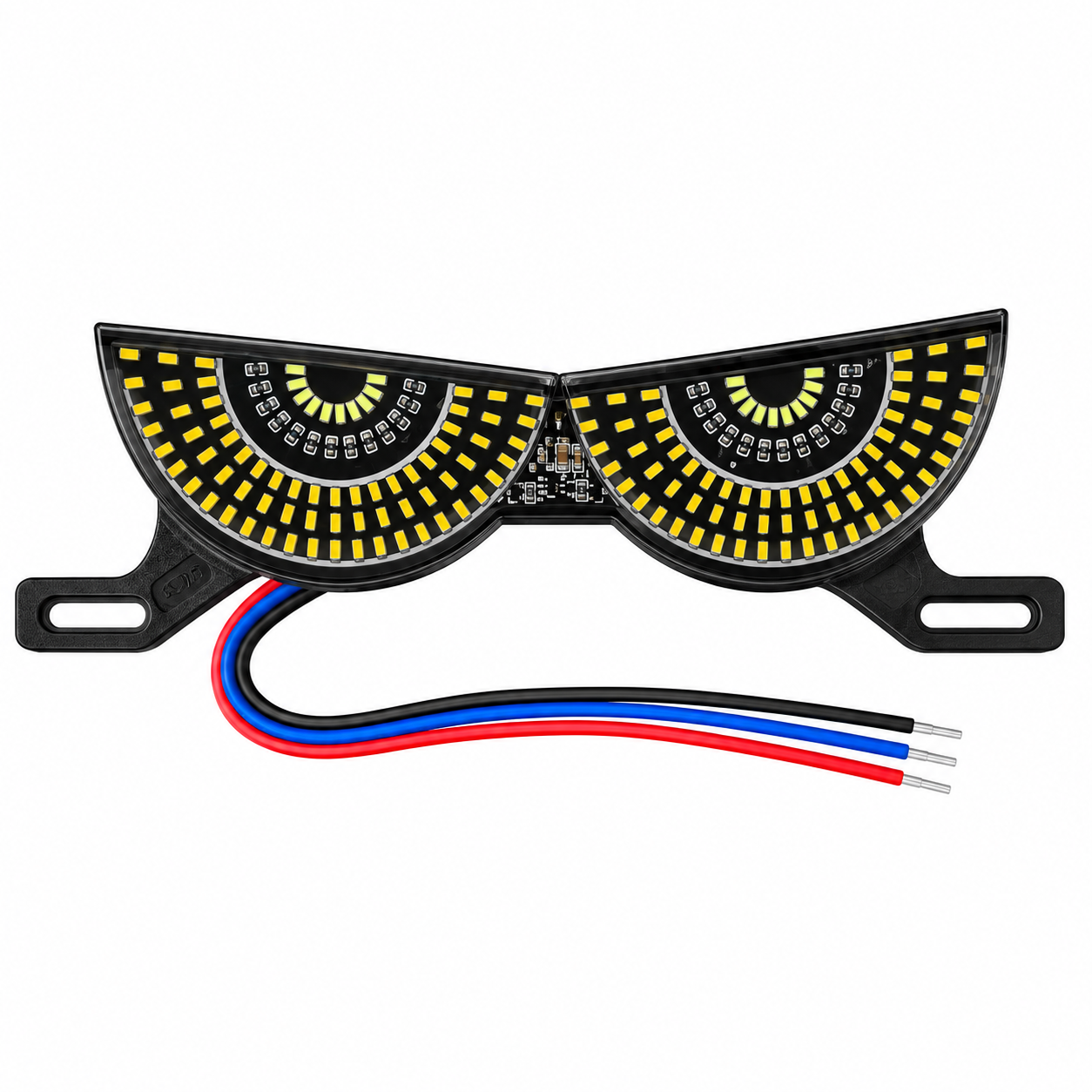 luz faro led destellante para moto blanca Ámbar multimodo an pzy 1