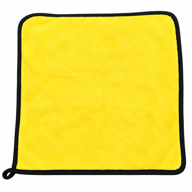 paño microfibra doble faz 40x40 cm auto amarillo y gris