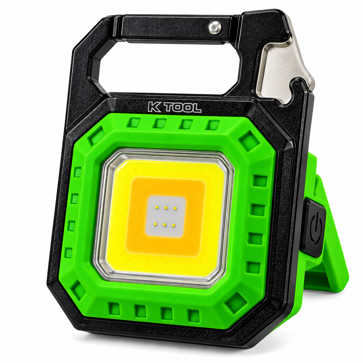 linterna luz trabajo k tool 1000 lúmenes recargable usb c verde