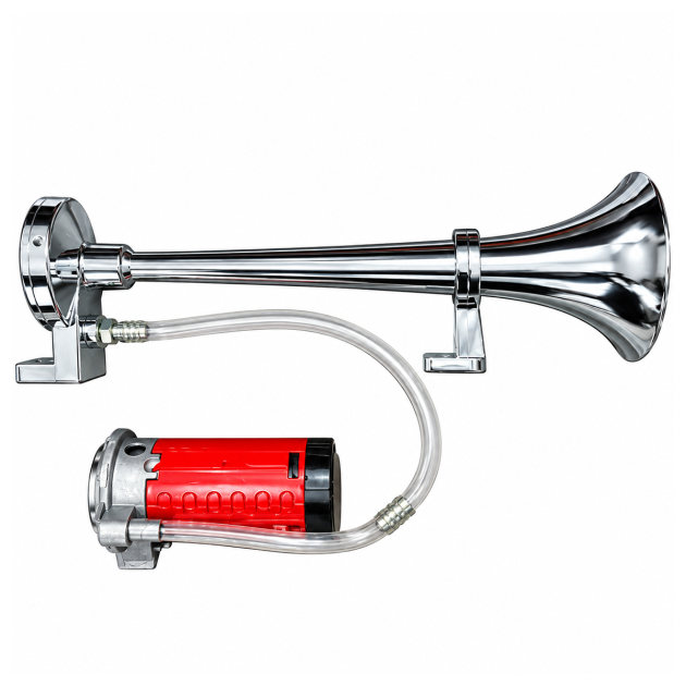 bocina de aire para auto camioneta camión 12v con compresor 45cm universal