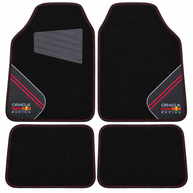 juego alfombras red bull racing universal auto 4 piezas