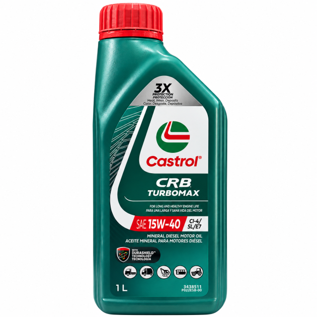 aceite castrol crb turbomax 15w 40 mineral diesel 1 litro