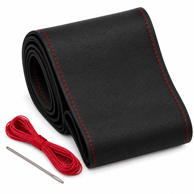 cubre volante oregon cv102 para coser 38cm negro hilo rojo