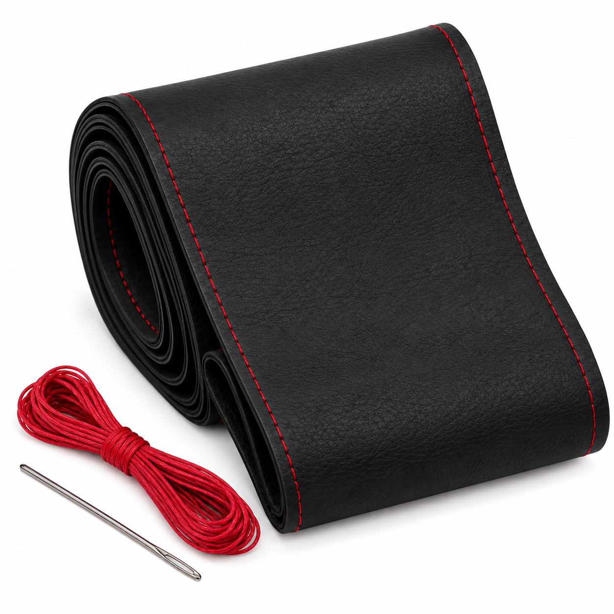 cubre volante oregon cv102 para coser 38cm negro hilo rojo