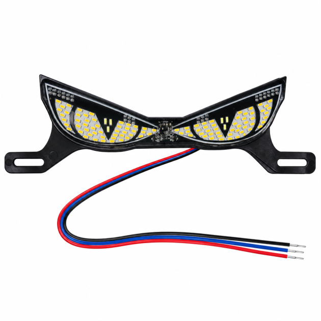 luz faro led destellante para moto blanca Ámbar multimodo an pzy 1