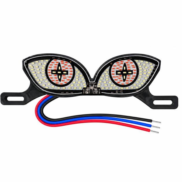 luz faro led destellante para moto rojo azul multimodo pzy 4 (copia)