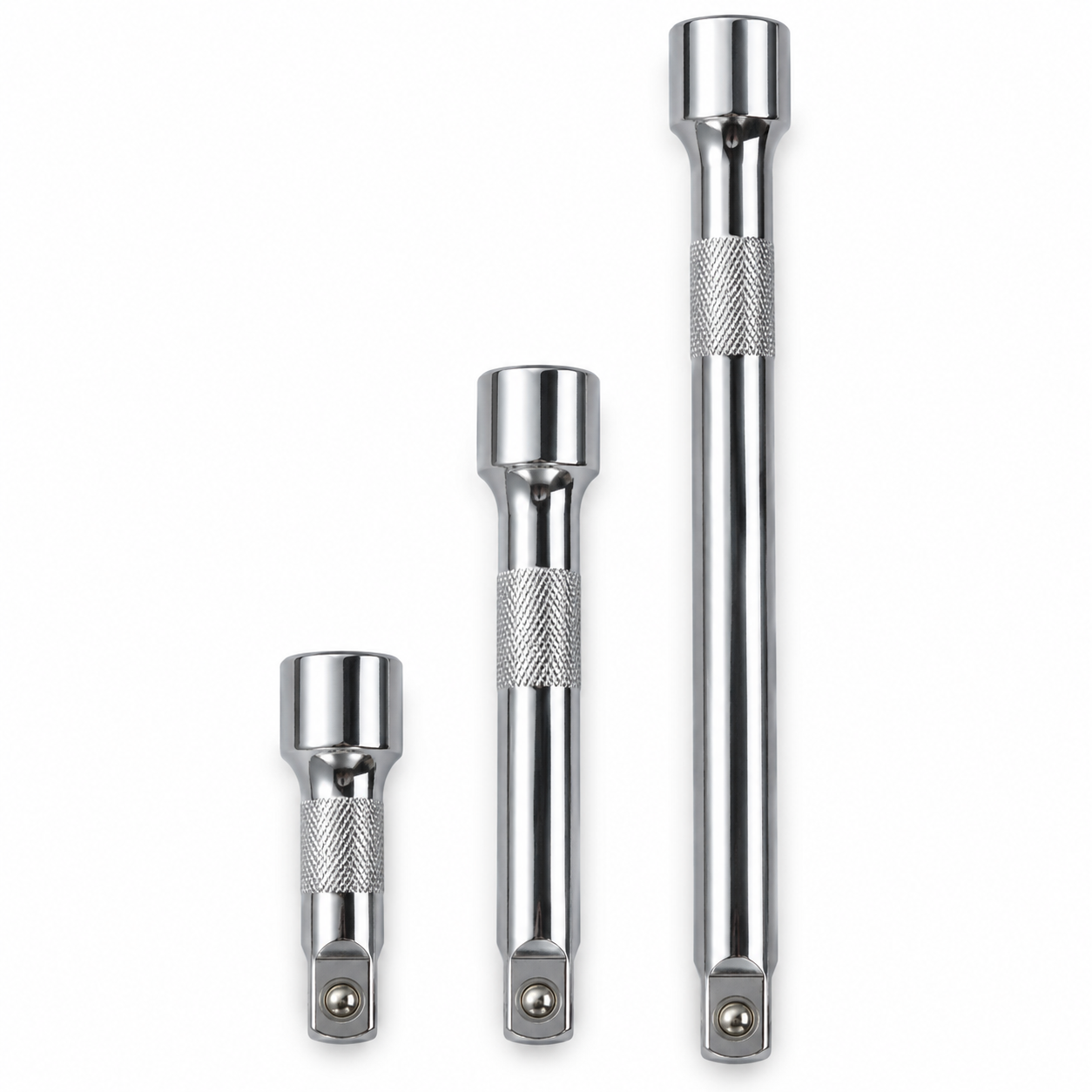 juego extensiones 1/2 henglida 3 piezas 75 125 250mm