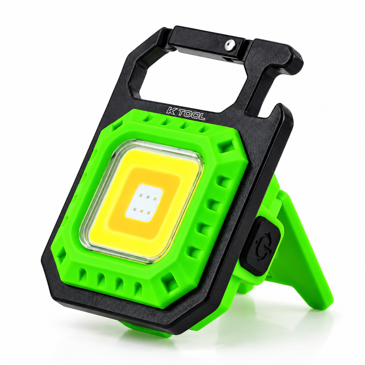 linterna luz trabajo k tool 1000 lúmenes recargable usb c verde
