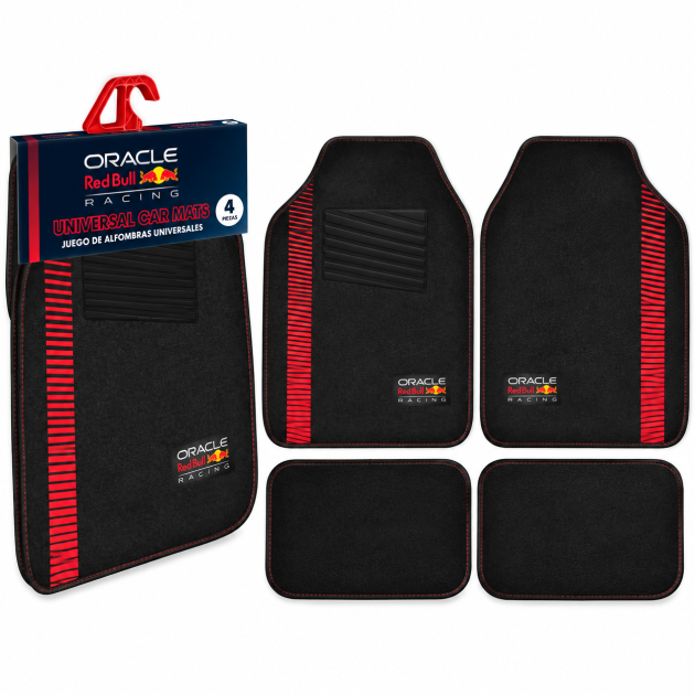 juego alfombras red bull racing universal auto 4 piezas